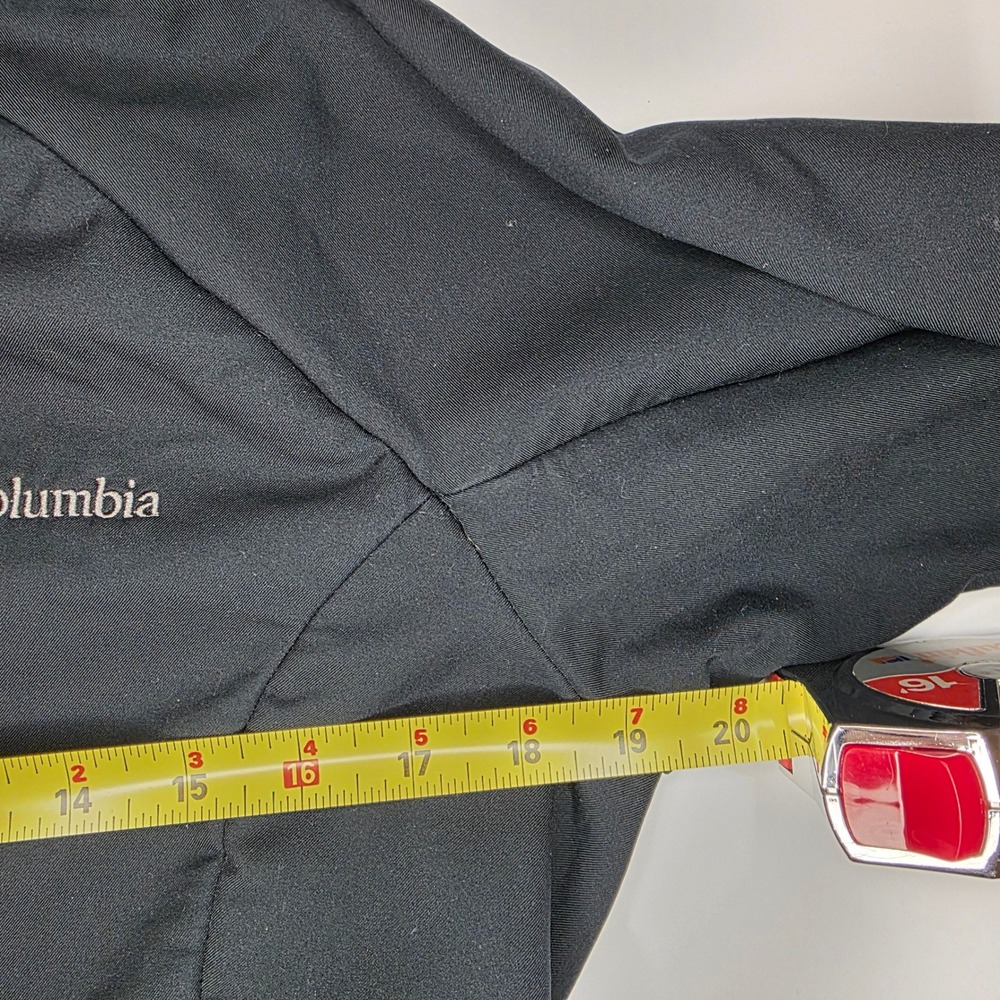 Columbia Interchange Jacket Black Zip Up Fleece Lined Women's Medium *FLAWED - Picture 7 of 7